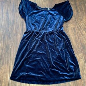 old navy - girls navy dress - size small (6/7)